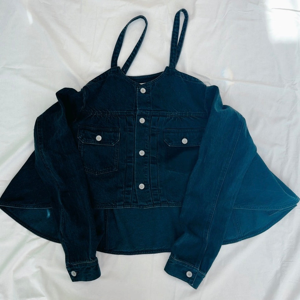 RYU KAGA - Denim camisole – enc-ens