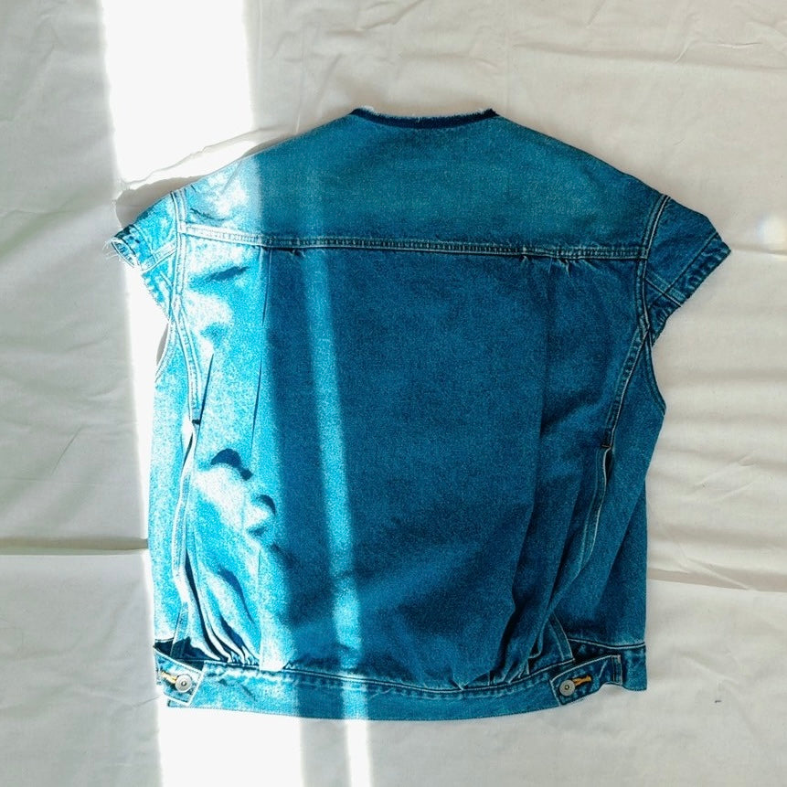 RYU KAGA - Cropped denim jacket