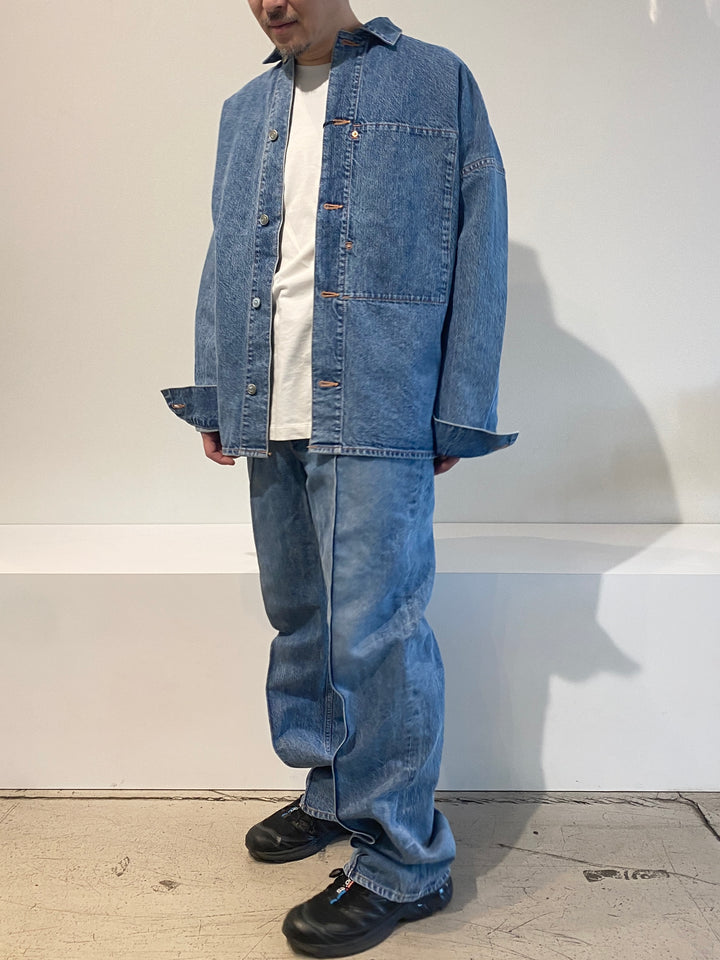 phebus - WASHI DENIM STRAIGHT PANTS – enc-ens