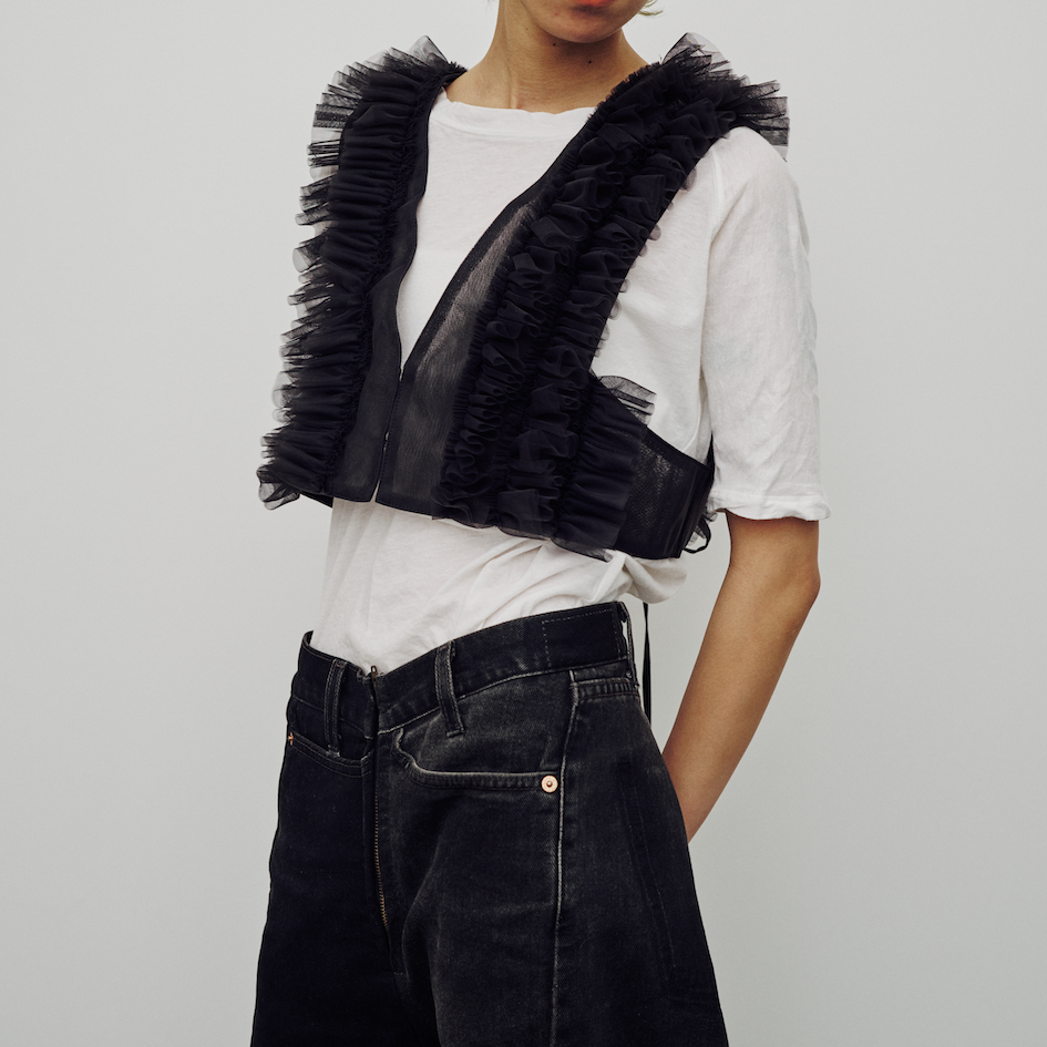 トップス RYUKAGA Bosom tulle vest RYUKAGA Bosom tulle vest