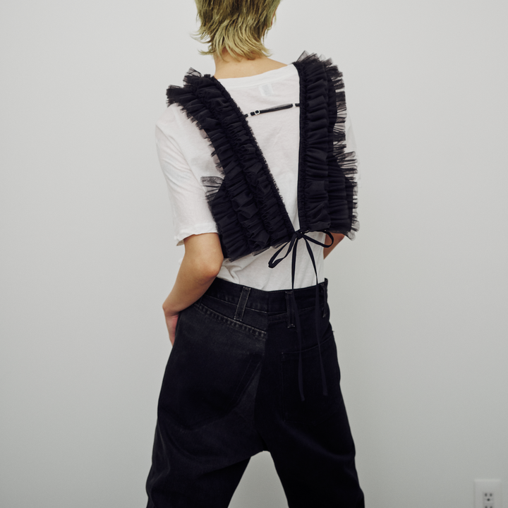 トップス RYUKAGA Bosom tulle vest RYU KAGA-Bosom tulle vest. – enc-ens
