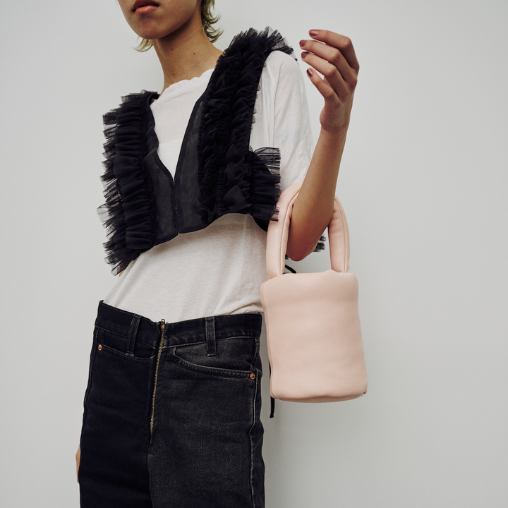 RYU KAGA-Bosom tulle vest. – enc-ens